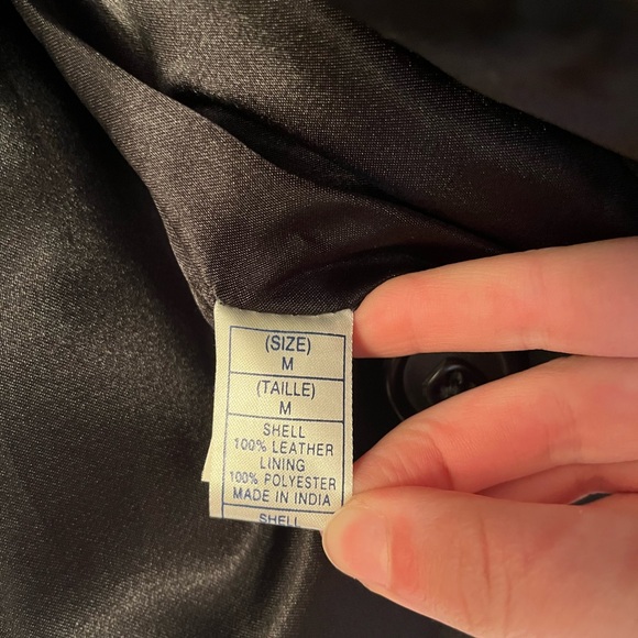 Leather Jacket - Size Medium - Picture 3 of 4